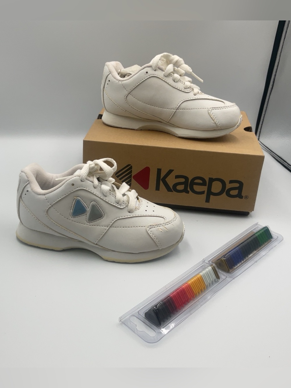 Kaepa Liberty Cheer Shoe Customizable Color Snap in White 11 Youth Sport Sneaker
